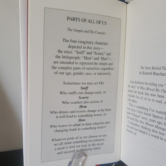 Book: Who Moved My Cheese? An A-Mazing Way to Deal with Change............ - Picture 6 of 7